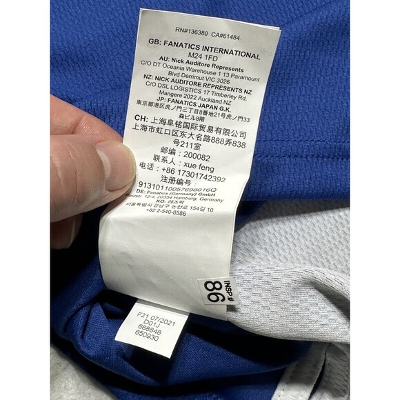 NWT INDIANAPOLIS COLTS Mens Polo Shirt Size XL - Small Snag On Back - Picture 8 of 11